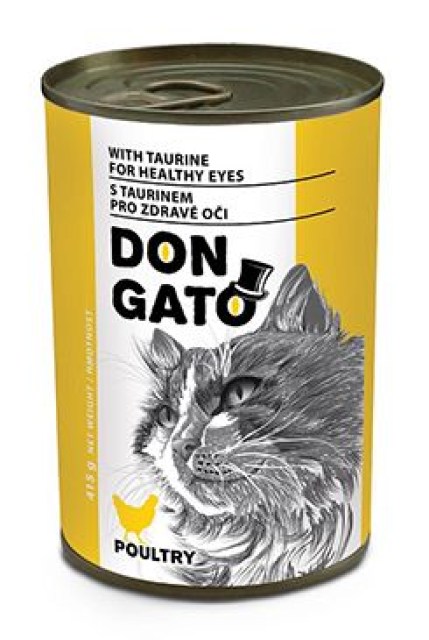 Don Gato cat konz. drůbeží 415g