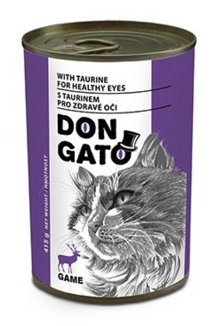 Don Gato cat konz. zvěřinová 415g