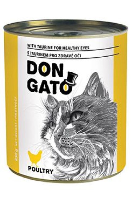 Don Gato cat konz. drůbeží 850g