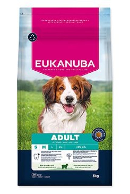 Eukanuba Dog Adult Small&Medium rich in Lamb 3kg