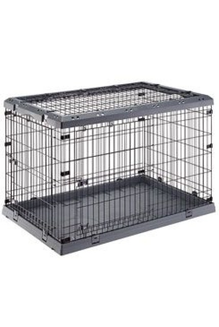 Přepravka SUPERIOR 120 skládací pro psy šedá FP