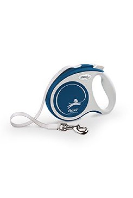Vodítko FLEXI Comfort Plus XS pásek 3m/12kg modrá