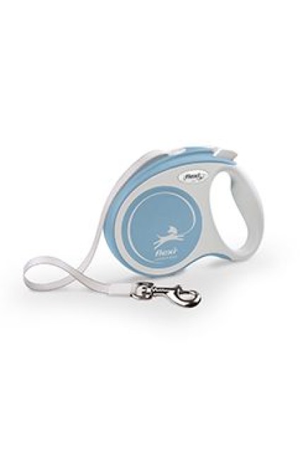Vodítko FLEXI Comfort Plus XS pásek 3m/12kg sv.modrá