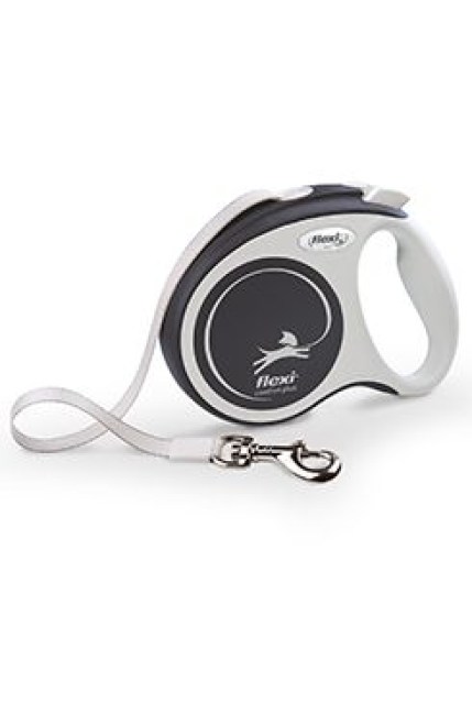 Vodítko FLEXI Comfort Plus S pásek 5m/15kg antracit