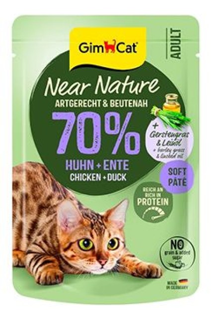 GimCat Near Nature kapsa kuře&kachna 85g