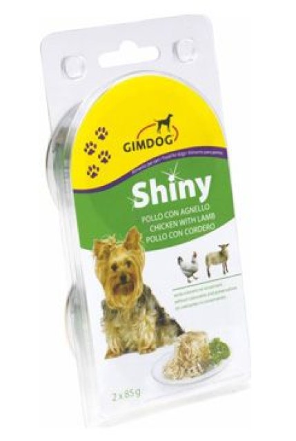 Gimdog konz. ShinyDog kuře/jehně 2x85g