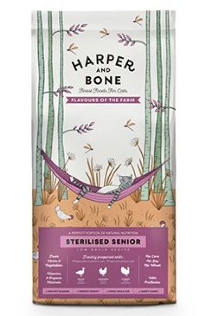 H&B Cat Senior Sterilised Flavours Farm 2kg