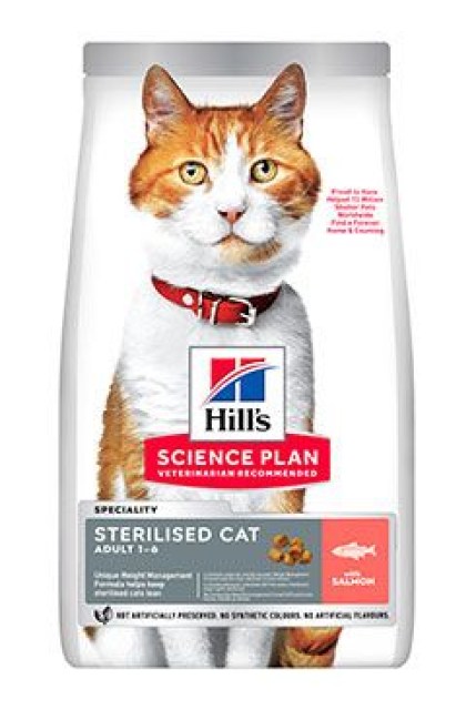 Hill's Fel. SP Adult Sterilised Cat Salmon 3kg