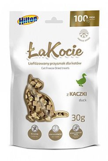 Pochoutka mrazem sušené Kachní prsa pro kočky 30g