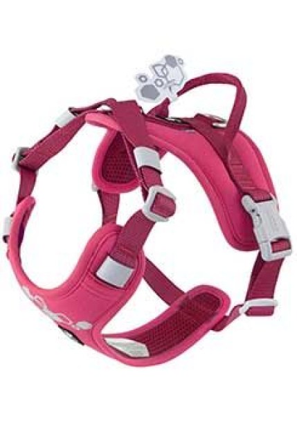 Postroj Hurtta Weekend Warrior II ECO rubínový 65-80