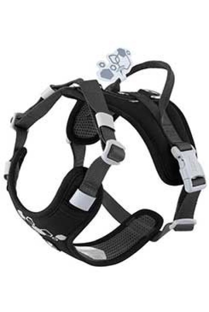 Postroj Hurtta Weekend Warrior II ECO černý 40-50