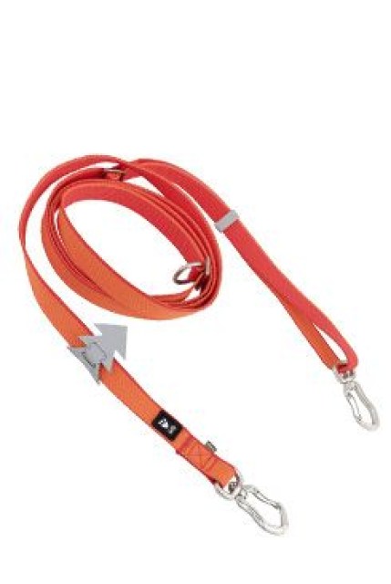 Vodítko Hurtta Multilong II jahodový 100-300cm/20mm