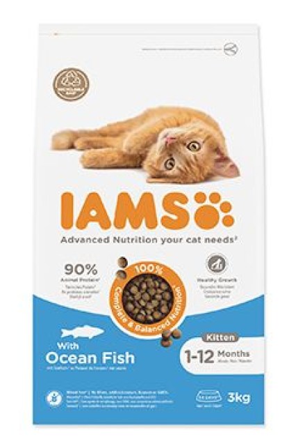 Iams Cat Kitten Ocean Fish 3kg