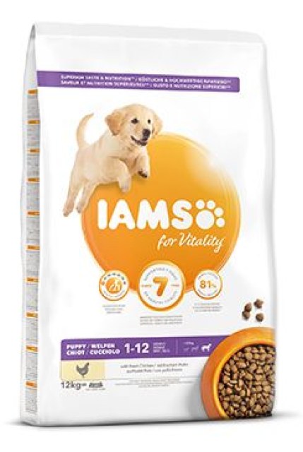 Iams Dog Puppy Large Chicken 12kg