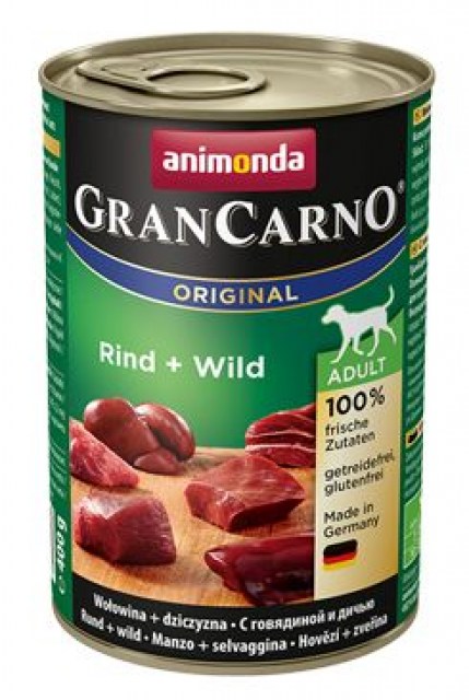 Animonda GRANCARNO konz. ADULT hovězí/zvěřina 400g
