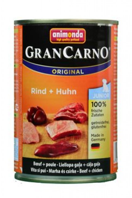 Animonda GRANCARNO konz. JUNIOR kuře/hovězí 400g