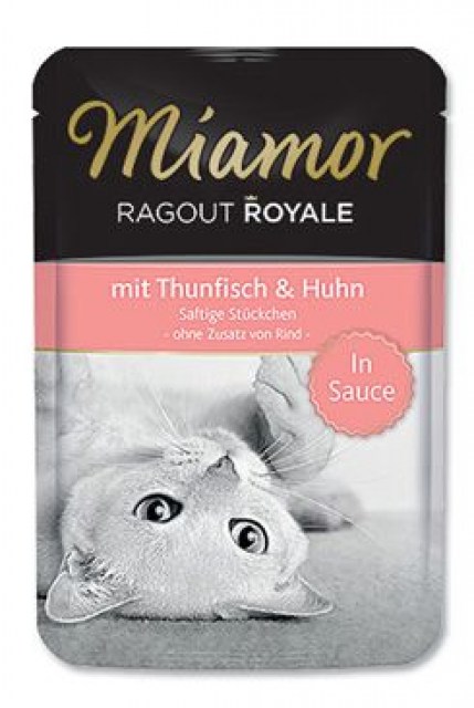 Miamor Cat Ragout kapsa tuňák+kuře ve šťávě 100g