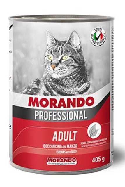 Morando Professional konz.pro kočky hovězí 405g
