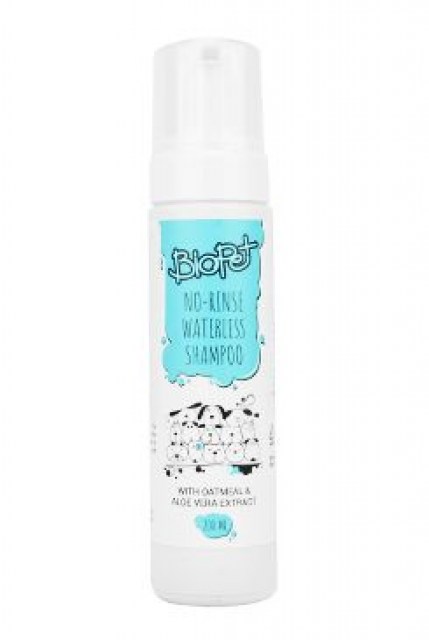 BIOPET bezoplachový šampon/pěna 200ml