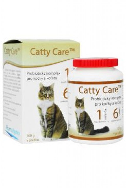 Catty Care Probiotika pro kočky a koťata plv 100g