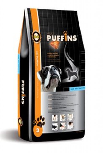 Puffins Adult Lamb Rice 1kg