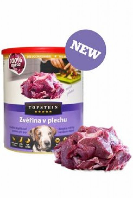 Topstein Zvěřina v plechu 800 g