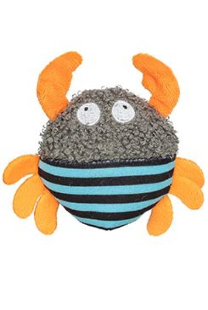 Hračka kočka Krab s catnipem, plyš 9cm TR