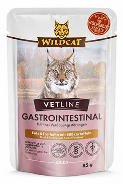 Wildcat VetLine Gastrointestinal Duck&Turkey kapsa 85g