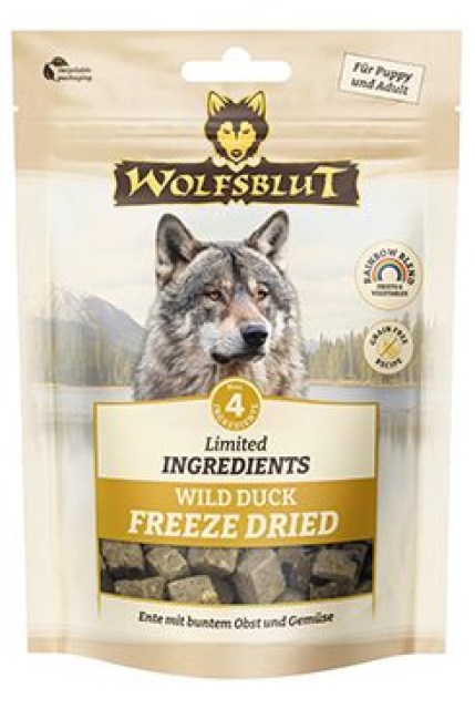 Wolfsblut Dog Freeze Dried Lim.Ingred. Wild Duck 40g