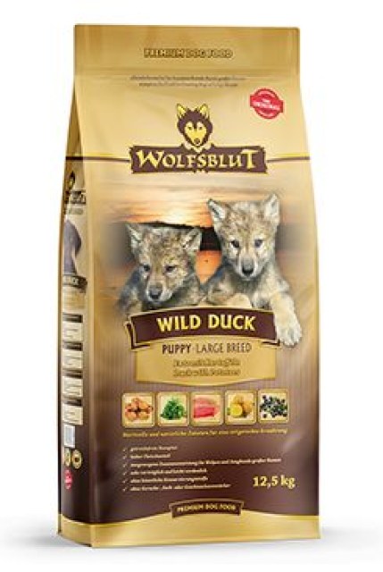 Wolfsblut Dog Puppy Large Breed Wild Duck 12,5kg