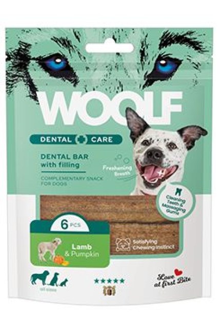WOOLF Dental Care Bar with Lamb&Pumpkin 108g/6ks