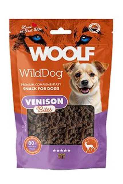 WOOLF WildDog poch. Bites Soft Venison 100g