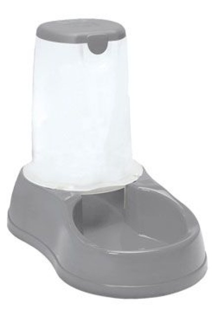 Miska se zásob. na krmivo 1,5kg protiskluz šedá Zolux
