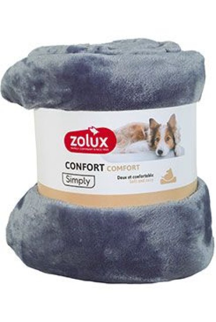 Pelech deka COCOON 200x150cm antracit Zolux