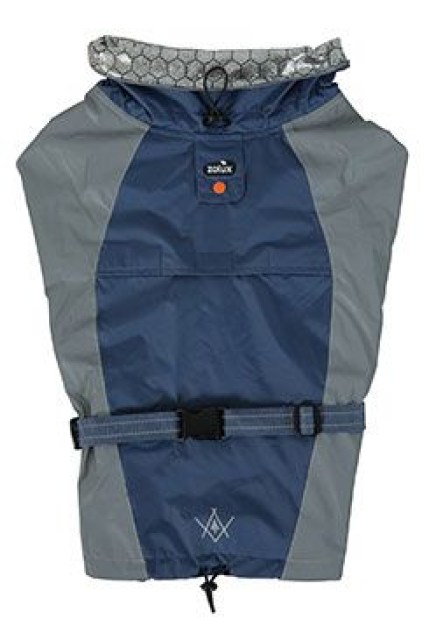 Obleček voděodolný pro psy BIVOUAK modrá 50cm Zolux