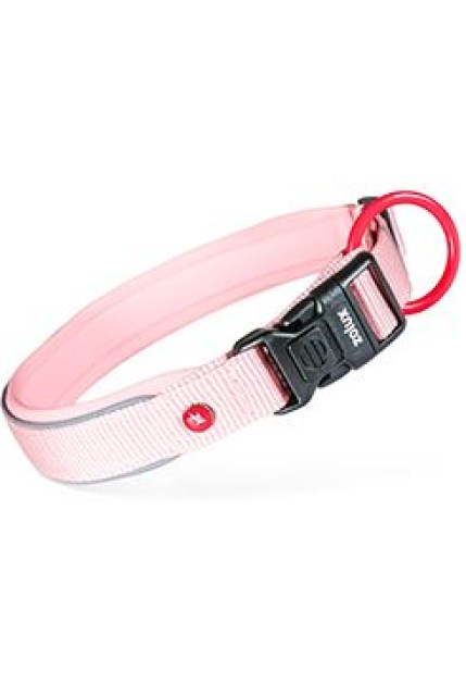 Obojek pes PREMIUM Nylon 15mm/25-30cm růžová Zolux