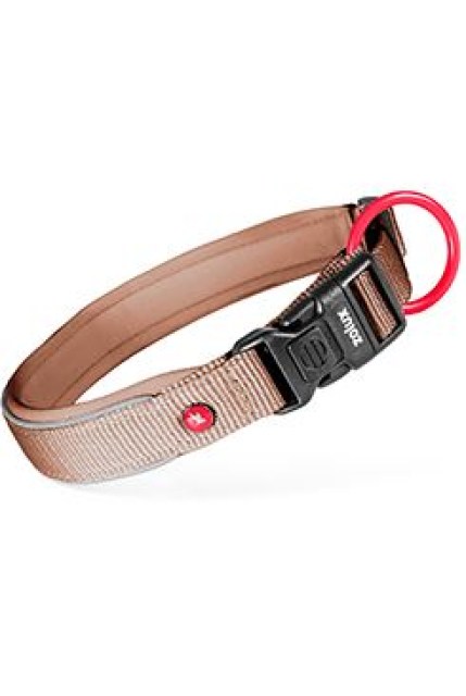 Obojek pes PREMIUM Nylon 20mm/35-40cm hnědá Zolux