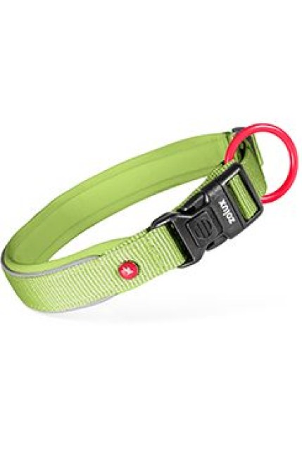 Obojek pes PREMIUM Nylon 20mm/40-45cm sv.zelená Zolux