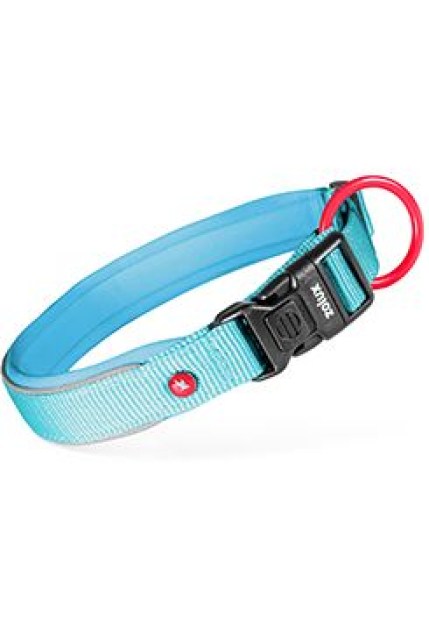 Obojek pes PREMIUM Nylon 25mm/45-50cm tyrkysová Zolux