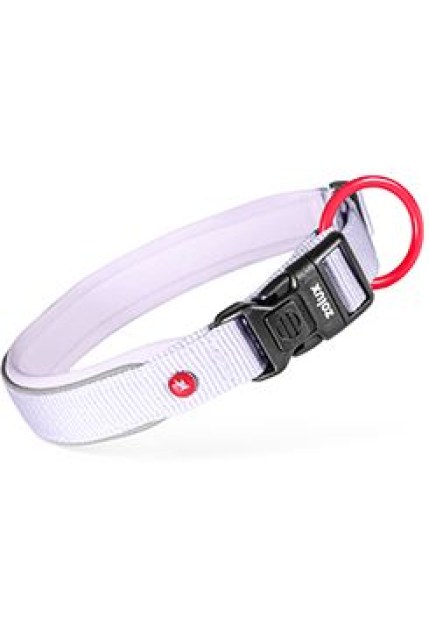 Obojek pes PREMIUM Nylon 25mm/50-55cm lila Zolux