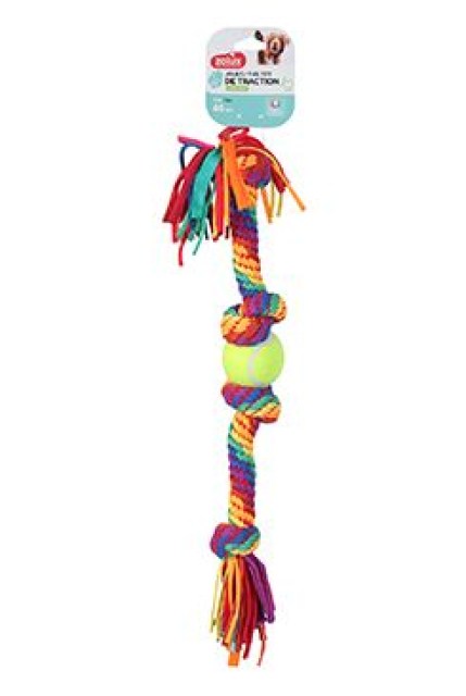Hračka pes RAINBOW Tenis.míček 60cm Zolux