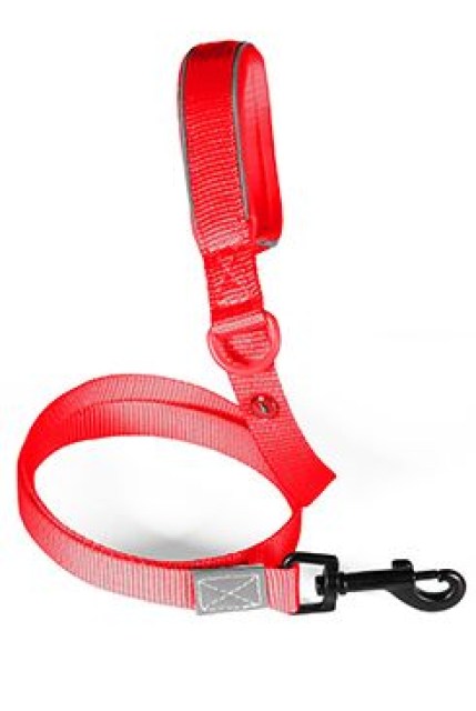 Vodítko pes PREMIUM nylon 25mm/1,2m červená Zolux