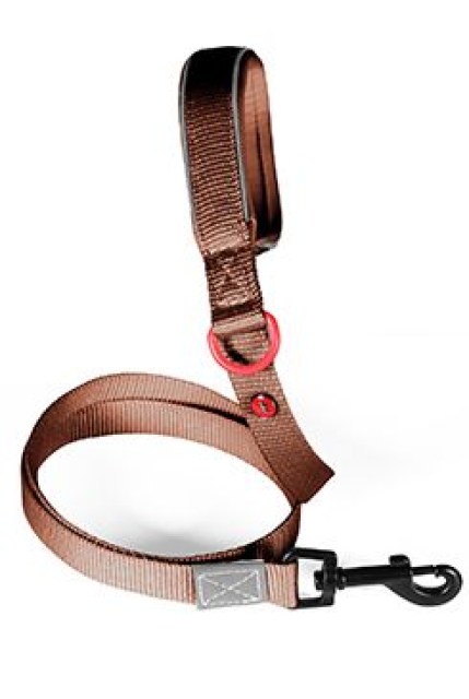 Vodítko pes PREMIUM nylon 25mm/1,2m moka Zolux