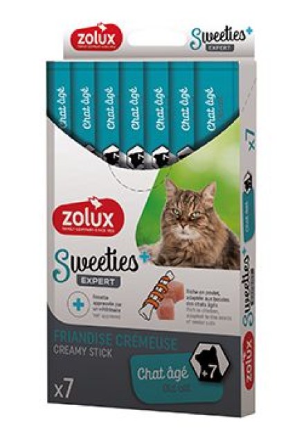 Pochoutka kočka SWEETIES Senior 7ks Zolux
