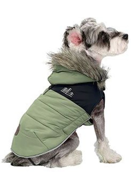 Obleček bunda pro psy NEW MOUNTAIN khaki 50cm Zolux