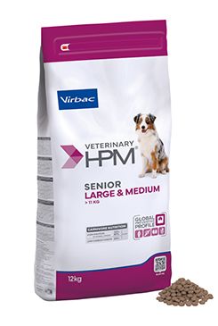 VET HPM Senior Dog Large & Medium 12kg NEW