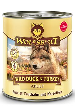 Wolfsblut Dog Adult Wild Duck&Turkey konz. 800g
