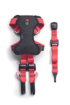 Postroj TRAVEL SAFE M Isofix červený Zolux