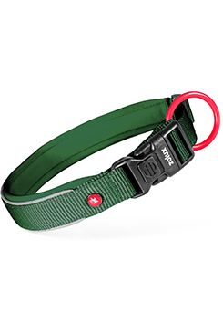 Obojek pes PREMIUM Nylon 15mm/25-30cm zelená Zolux