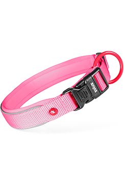 Obojek pes PREMIUM Nylon 20mm/40-45cm fuchsiová Zolux